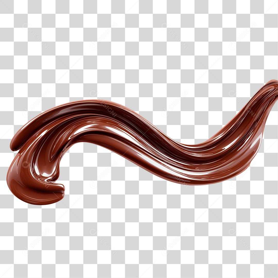 Splash de Chocolate PNG Transparente