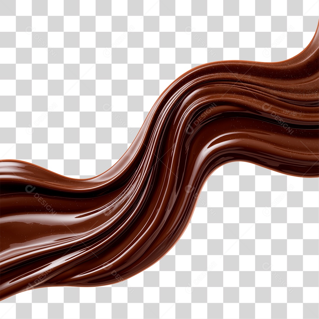 Splash de Chocolate PNG Transparente