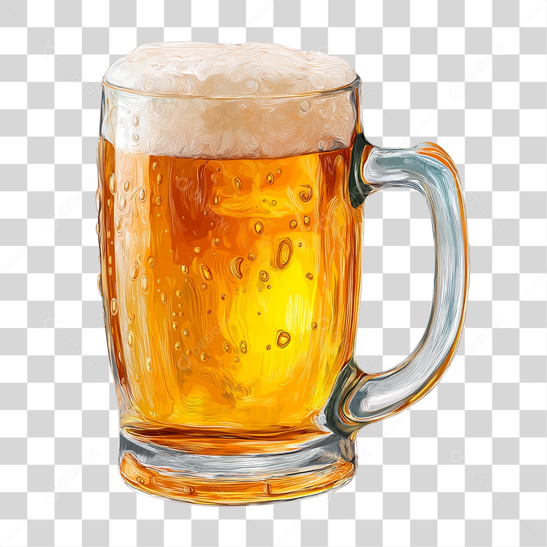 Caneca de Cerveja PNG Transparente