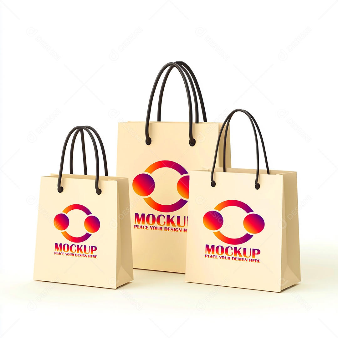Bolsa Mockup PSD Editável