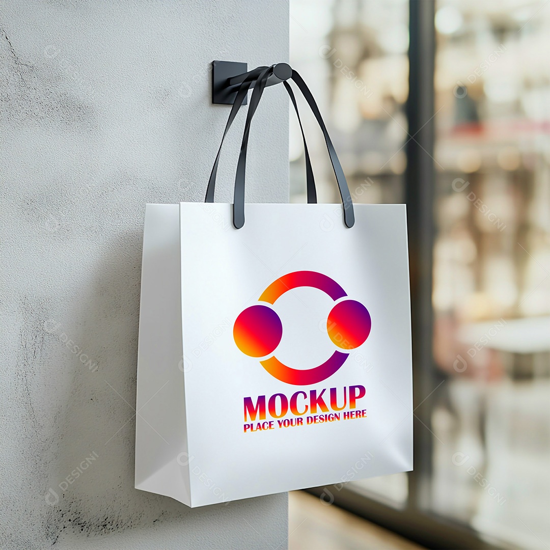 Bolsa Mockup PSD Editável