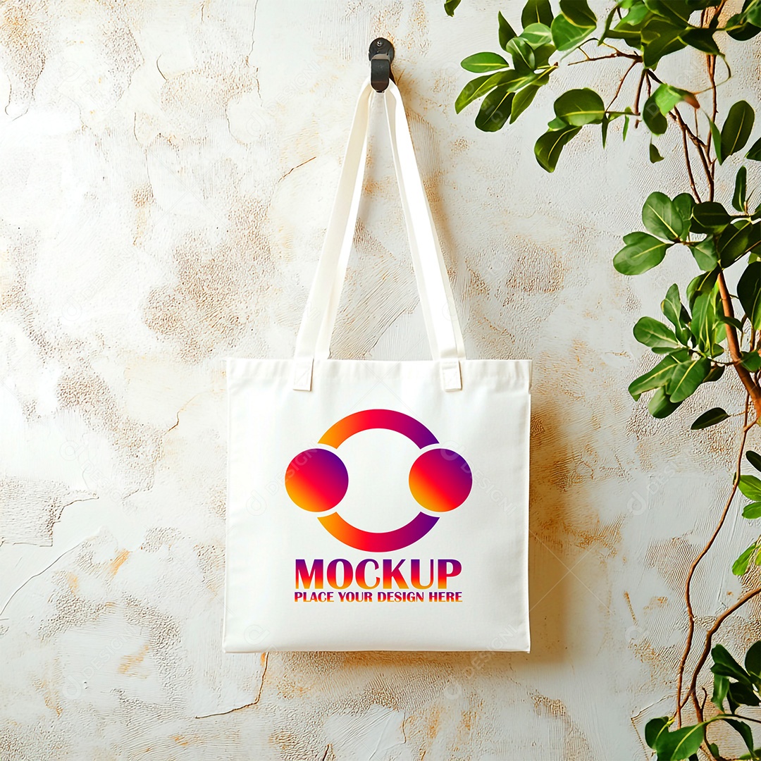 Bolsa Mockup PSD Editável