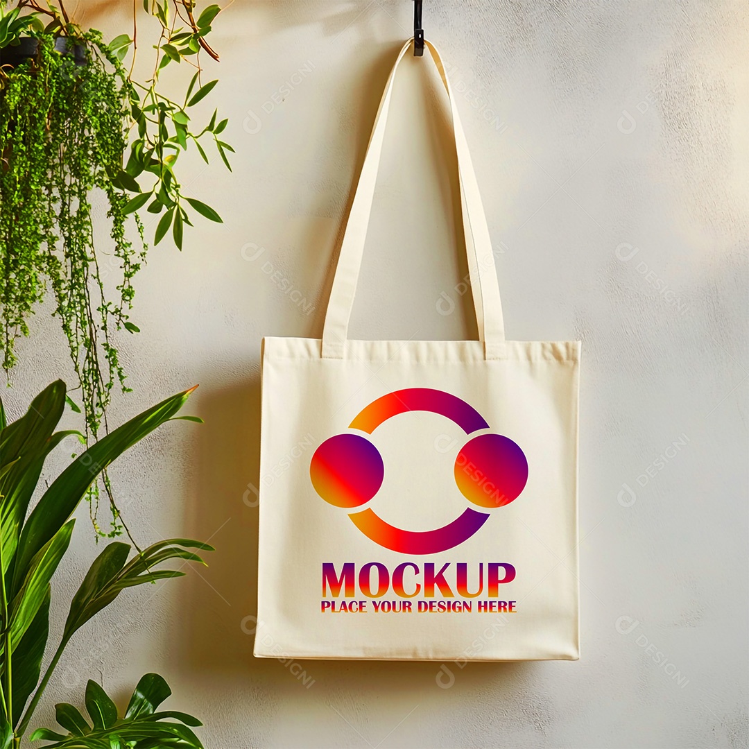 Bolsa Mockup PSD Editável