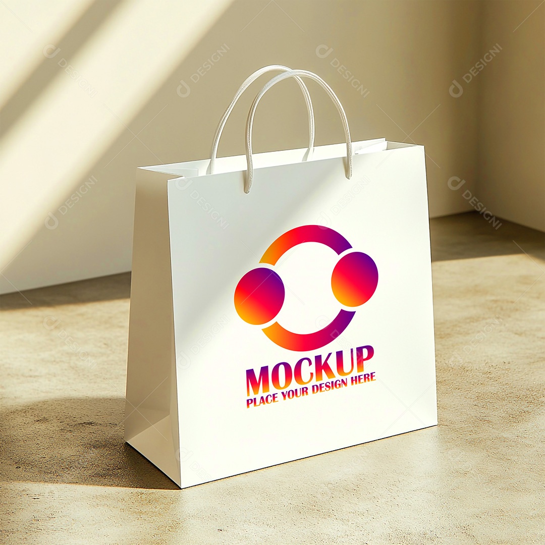 Bolsa Mockup PSD Editável