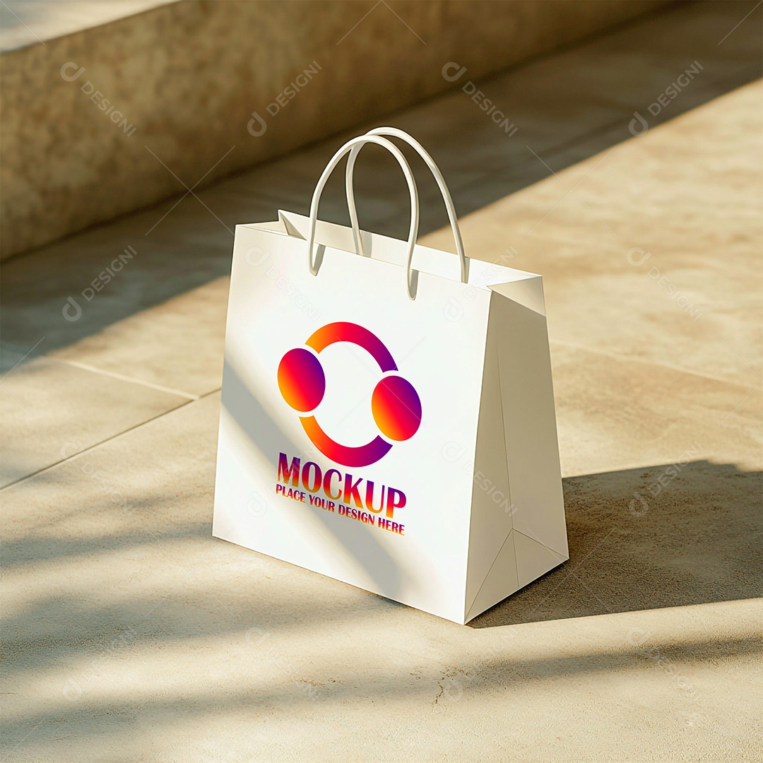 Bolsa Mockup PSD Editável