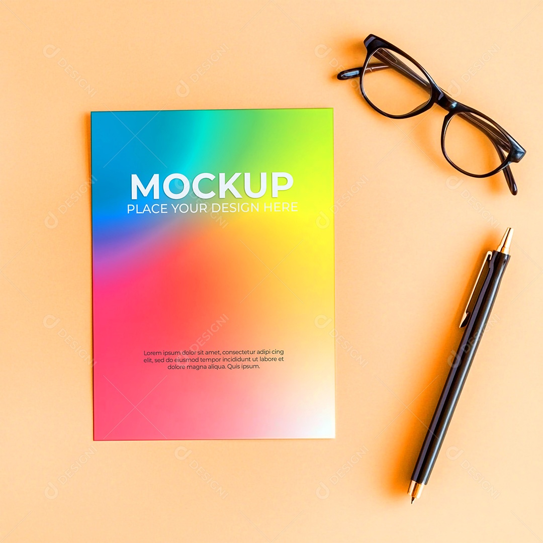 Mockup de Convite PSD Editável