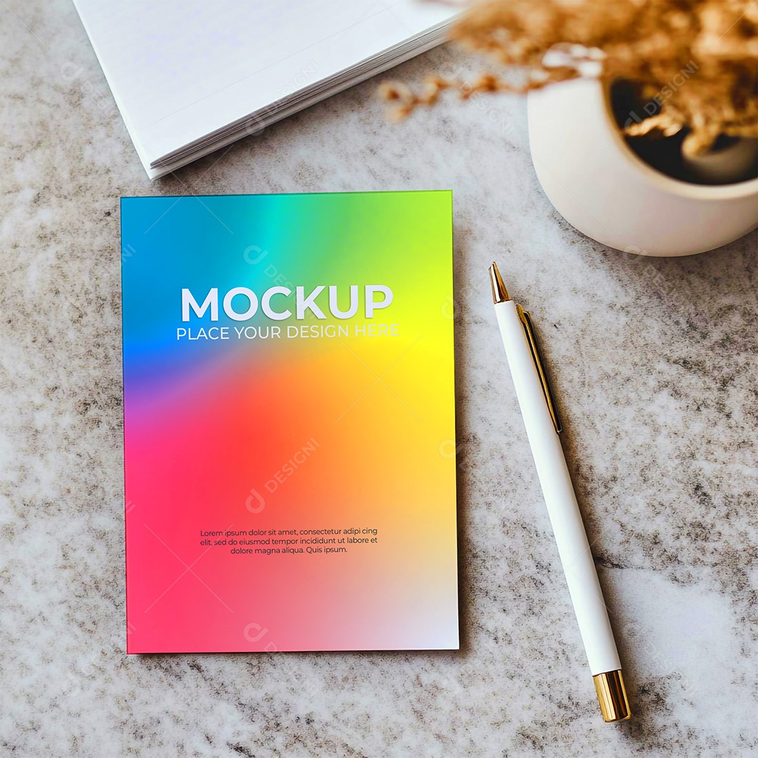 Mockup de Convite PSD Editável