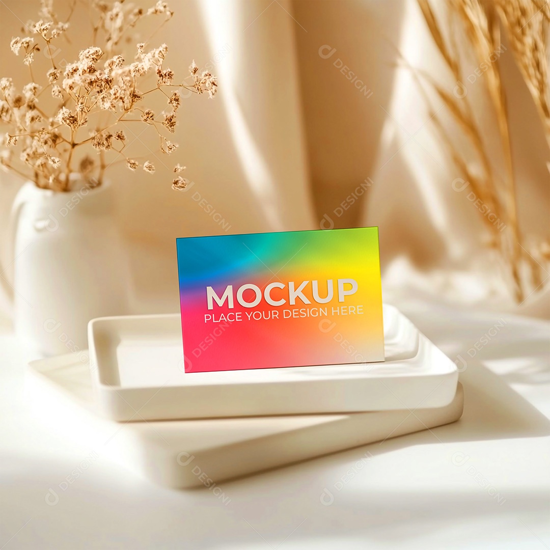 Mockup de Convite PSD Editável