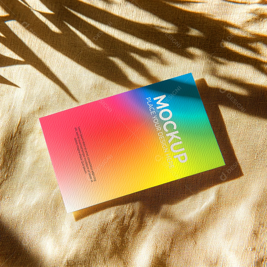 Mockup de Convite PSD Editável