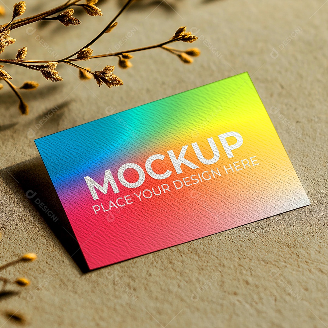 Mockup de Convite PSD Editável