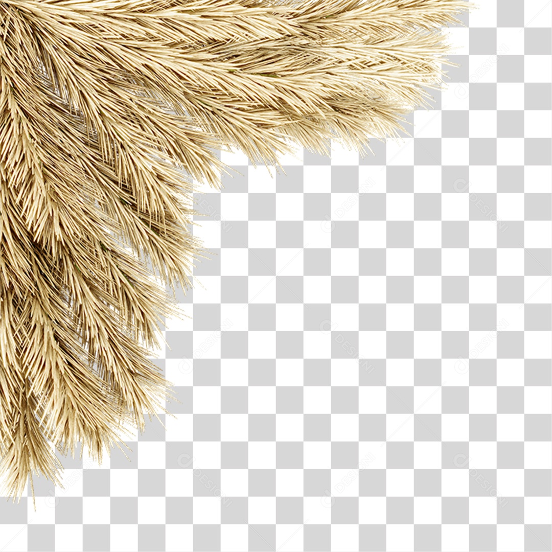 Galhos de Canto Decoração de Natal PNG Transparente