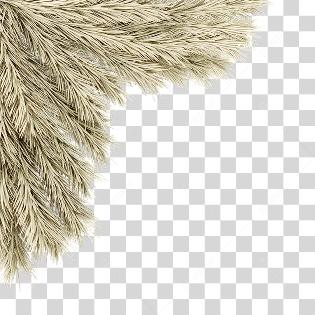 Galhos de Canto Decoração de Natal PNG Transparente