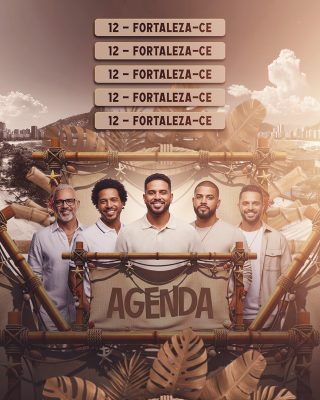 Flyer Agenda Feed Social Media PSD Editável