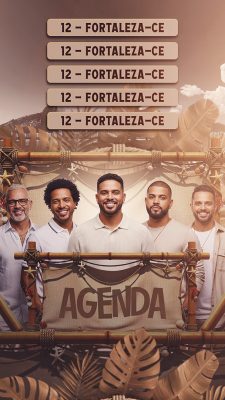 Flyer Agenda Story Social Media PSD Editável