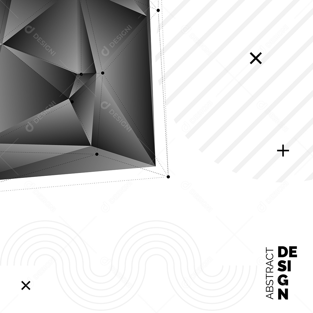 Fundo Isométrico Geométrico Abstrato Ilustração Vetor EPS