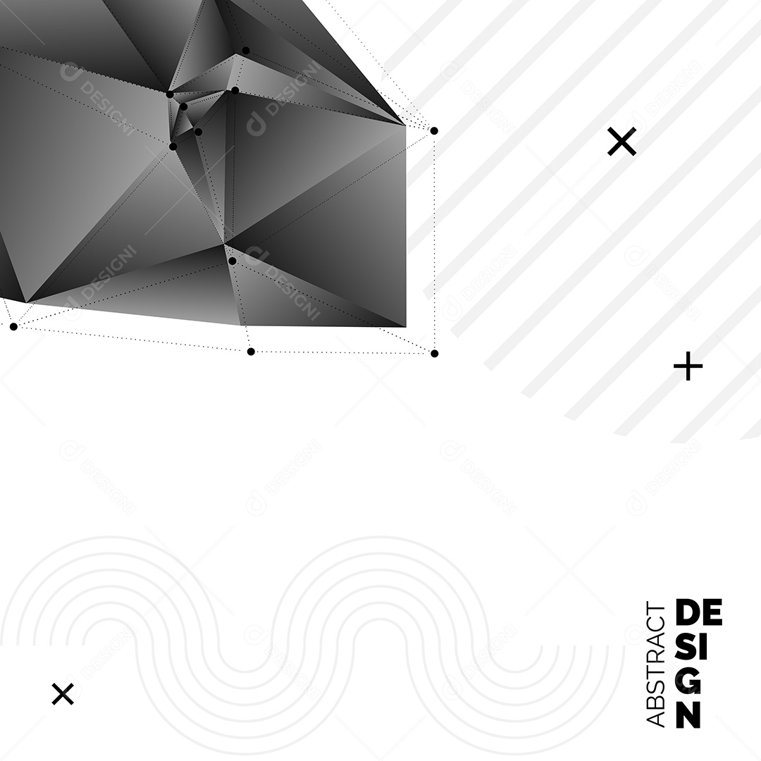 Fundo Isométrico Geométrico Abstrato Ilustração Vetor EPS