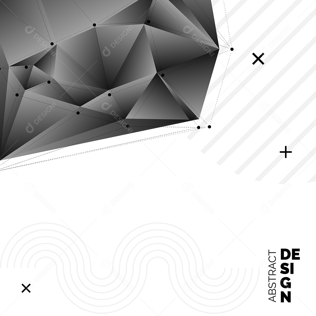 Fundo Isométrico Geométrico Abstrato Ilustração Vetor EPS