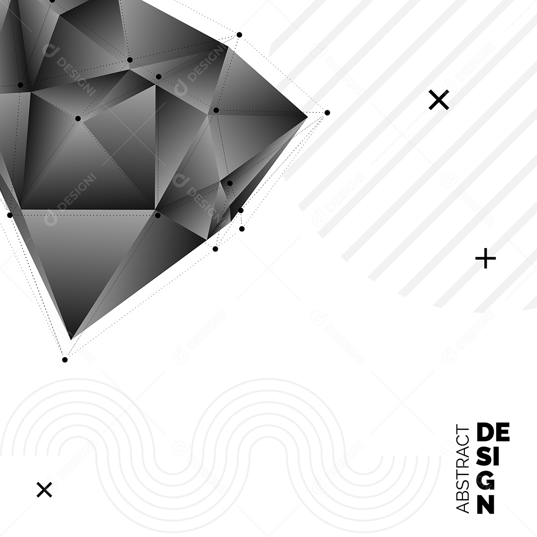 Fundo Isométrico Geométrico Abstrato Ilustração Vetor EPS