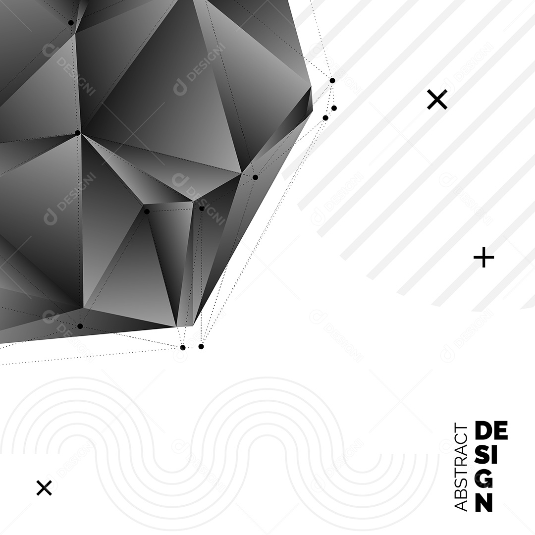 Fundo Isométrico Geométrico Abstrato Ilustração Vetor EPS