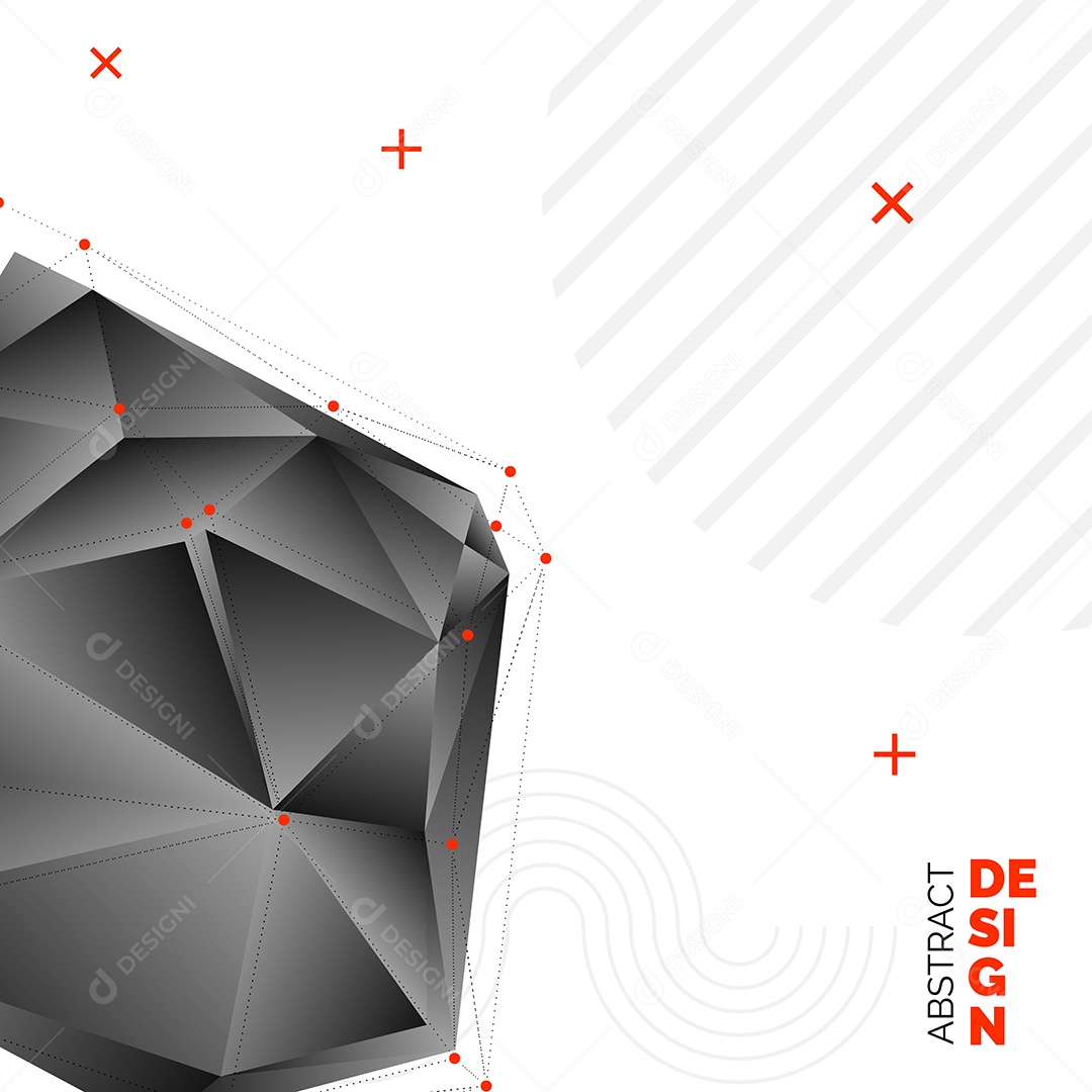 Fundo Isométrico Geométrico Abstrato Ilustração Vetor EPS