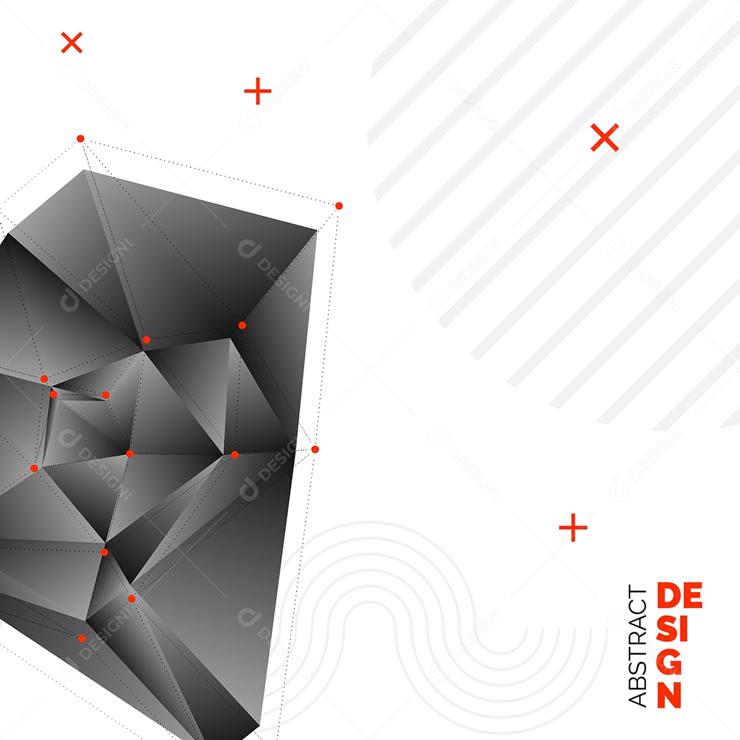 Fundo Isométrico Geométrico Abstrato Ilustração Vetor EPS