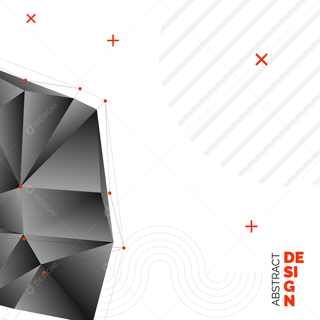 Fundo Isométrico Geométrico Abstrato Ilustração Vetor EPS