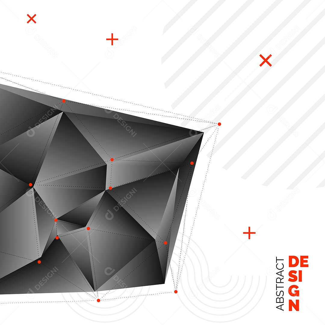 Fundo Isométrico Geométrico Abstrato Ilustração Vetor EPS