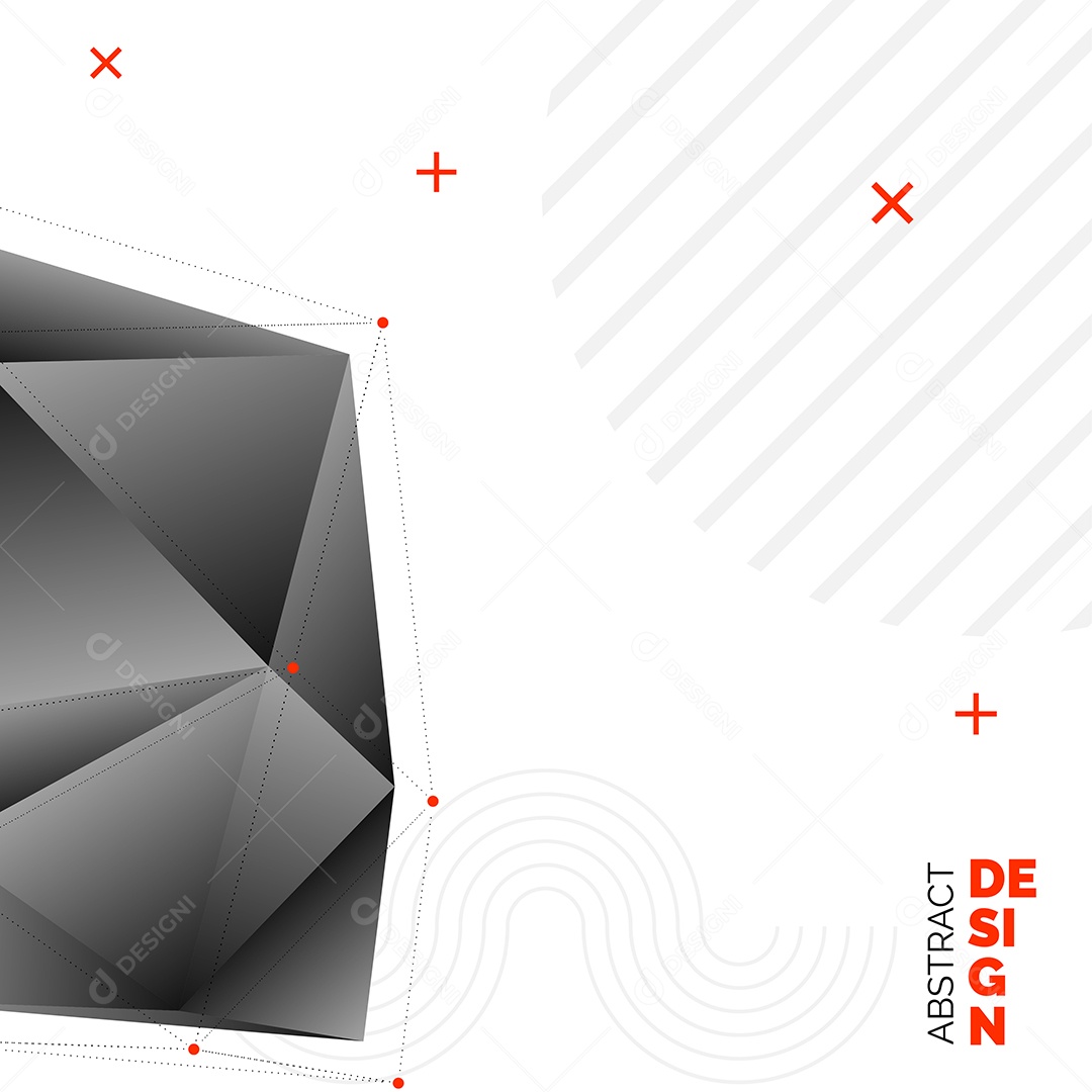 Fundo Isométrico Geométrico Abstrato Ilustração Vetor EPS