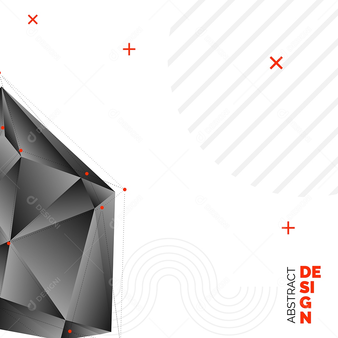 Fundo Isométrico Geométrico Abstrato Ilustração Vetor EPS