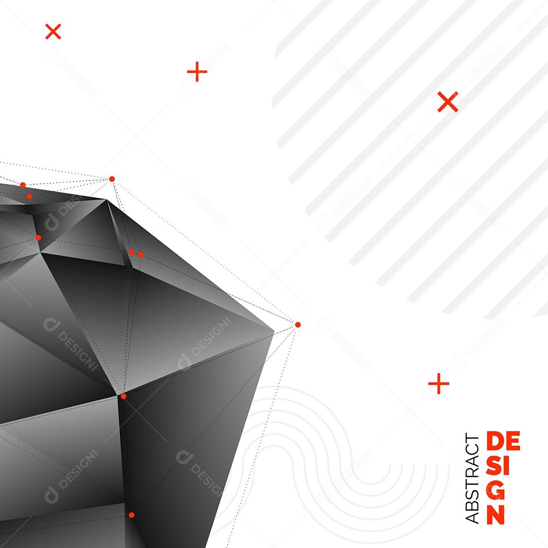 Fundo Isométrico Geométrico Abstrato Ilustração Vetor EPS