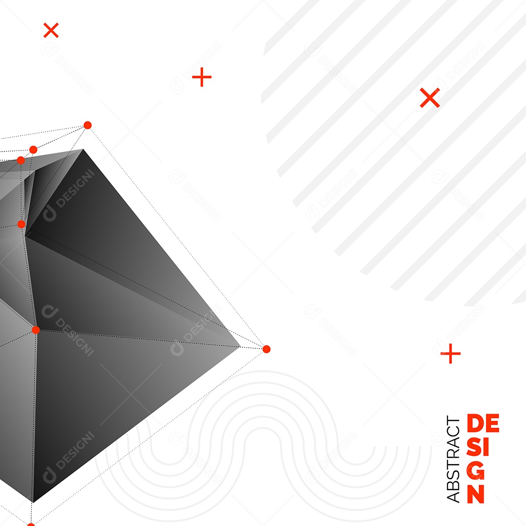 Fundo Isométrico Geométrico Abstrato Ilustração Vetor EPS