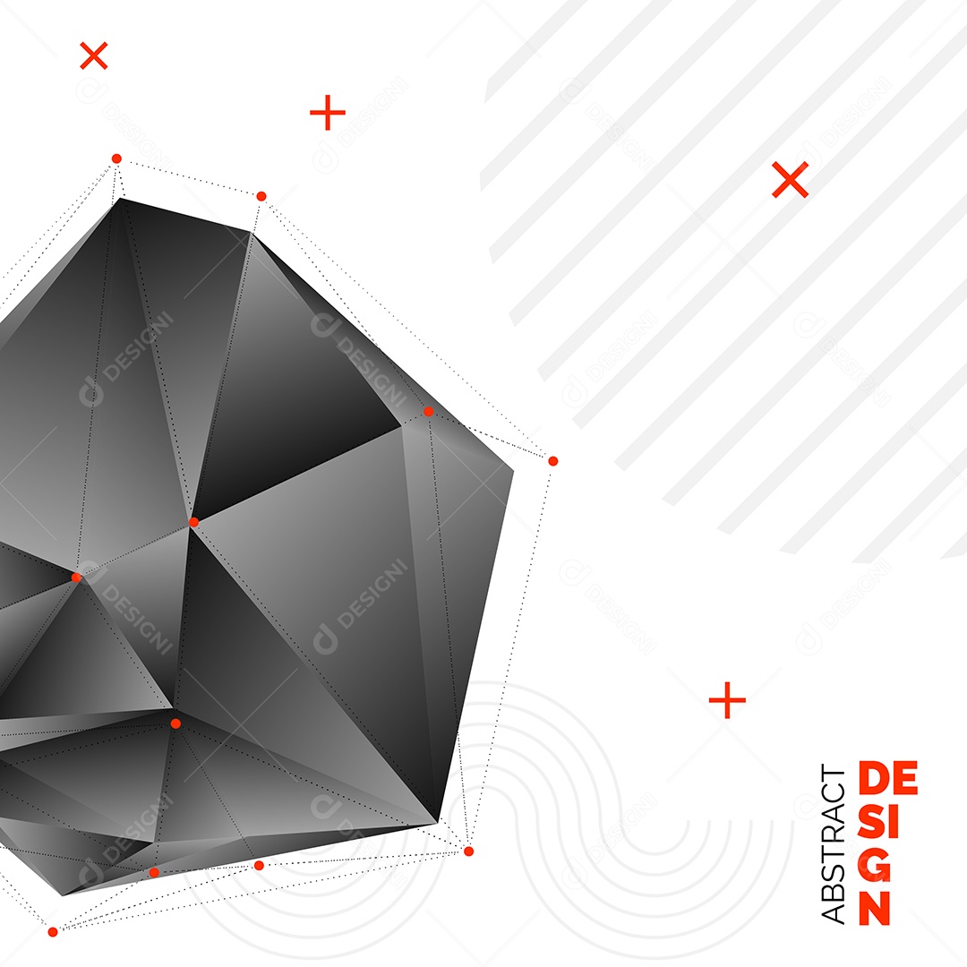 Fundo Isométrico Geométrico Abstrato Ilustração Vetor EPS