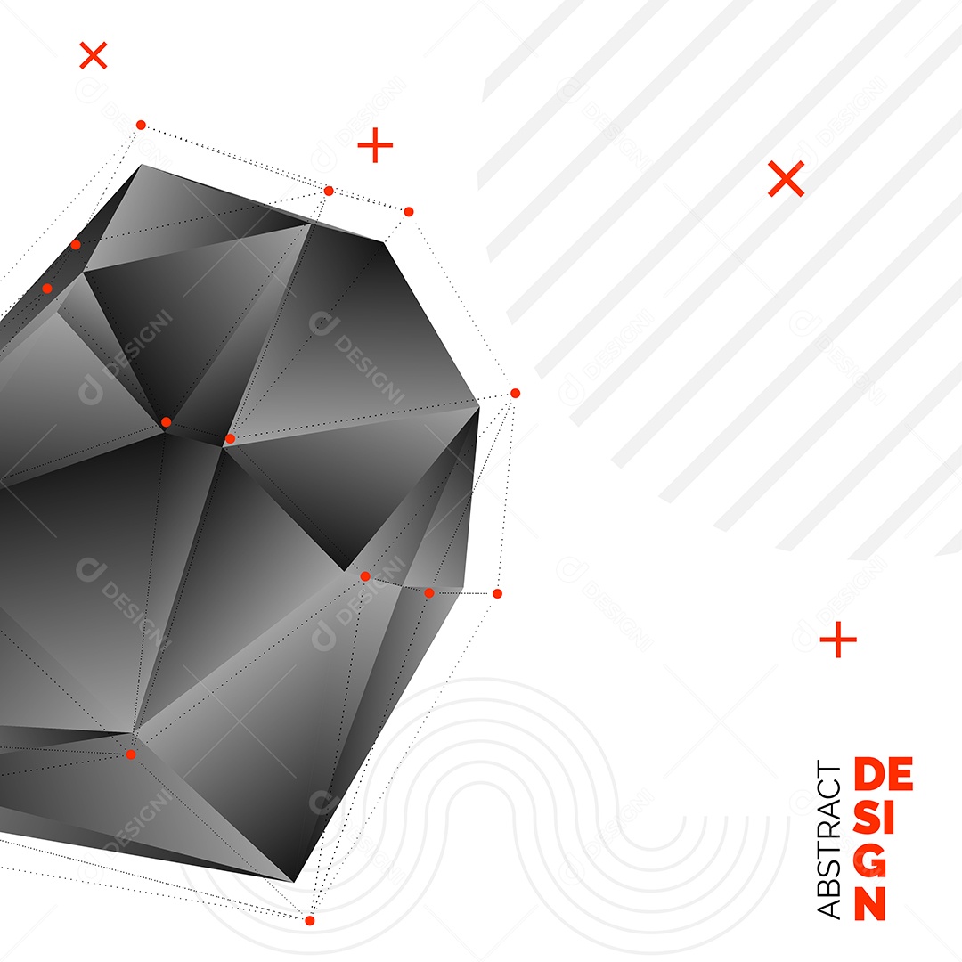 Fundo Isométrico Geométrico Abstrato Ilustração Vetor EPS