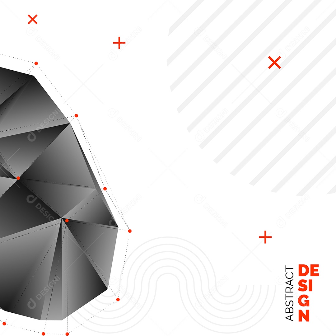 Fundo Isométrico Geométrico Abstrato Ilustração Vetor EPS