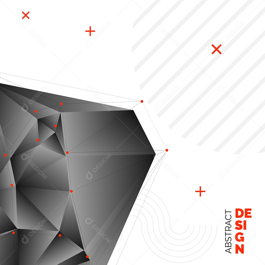 Fundo Isométrico Geométrico Abstrato Ilustração Vetor EPS