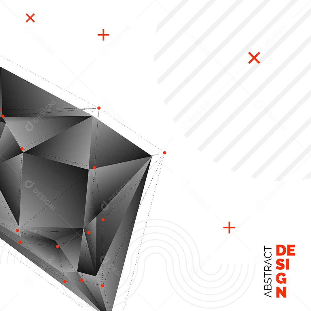 Fundo Isométrico Geométrico Abstrato Ilustração Vetor EPS