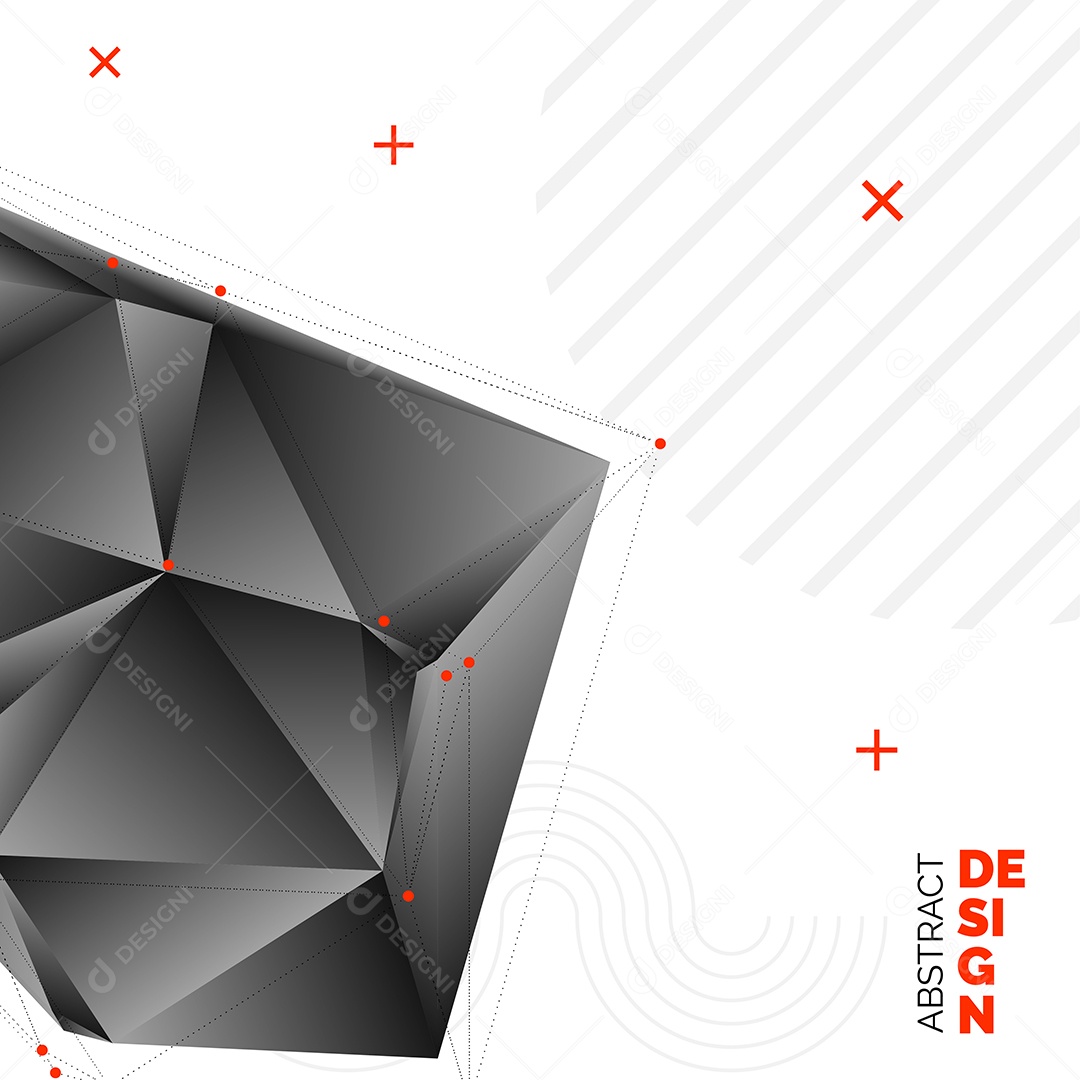 Fundo Isométrico Geométrico Abstrato Ilustração Vetor EPS