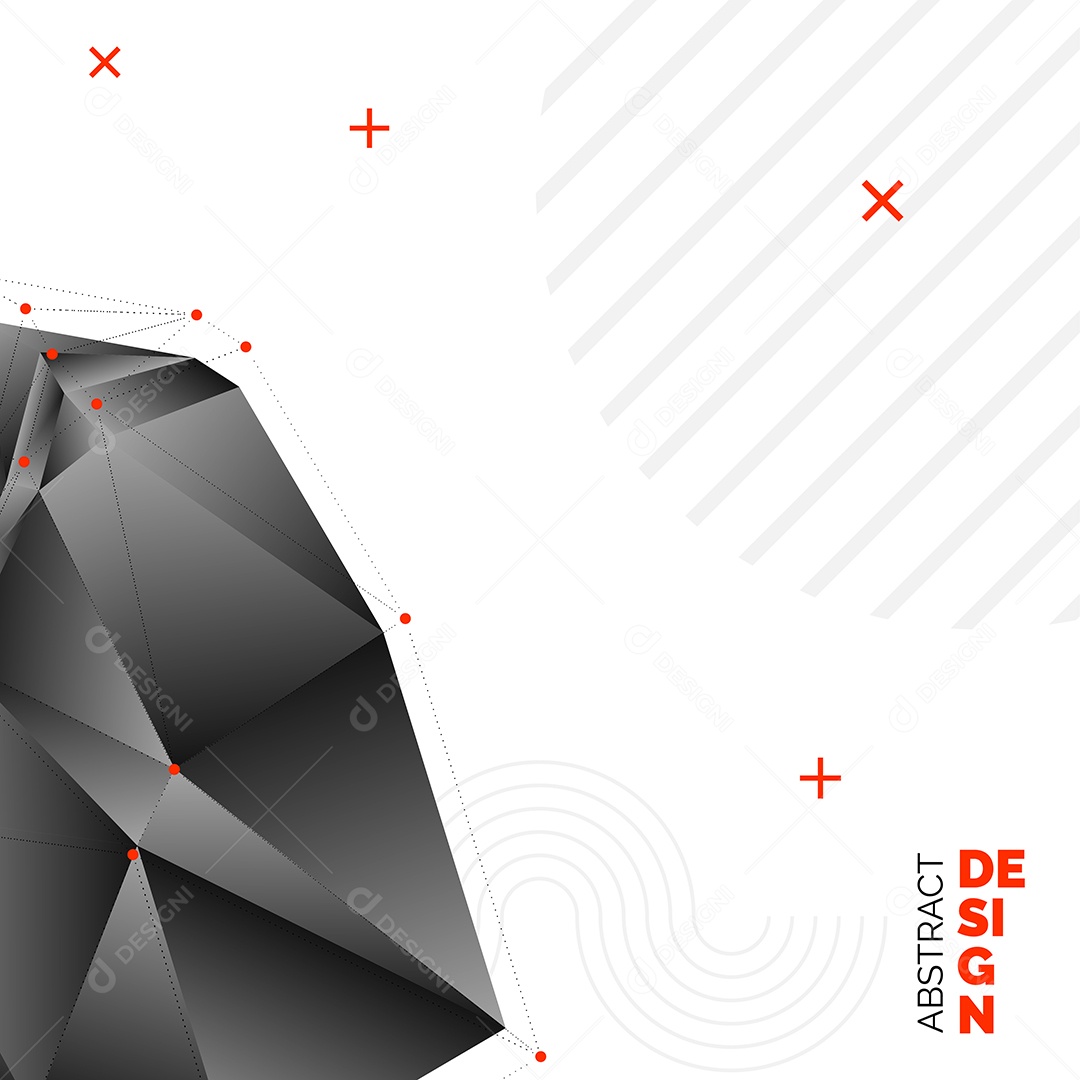 Fundo Isométrico Geométrico Abstrato Ilustração Vetor EPS