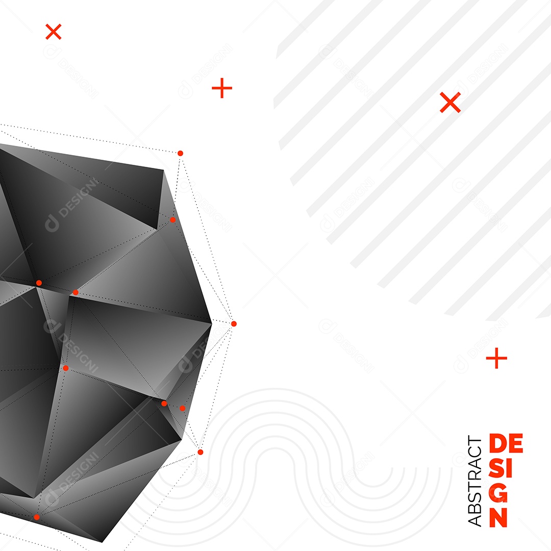 Fundo Isométrico Geométrico Abstrato Ilustração Vetor EPS