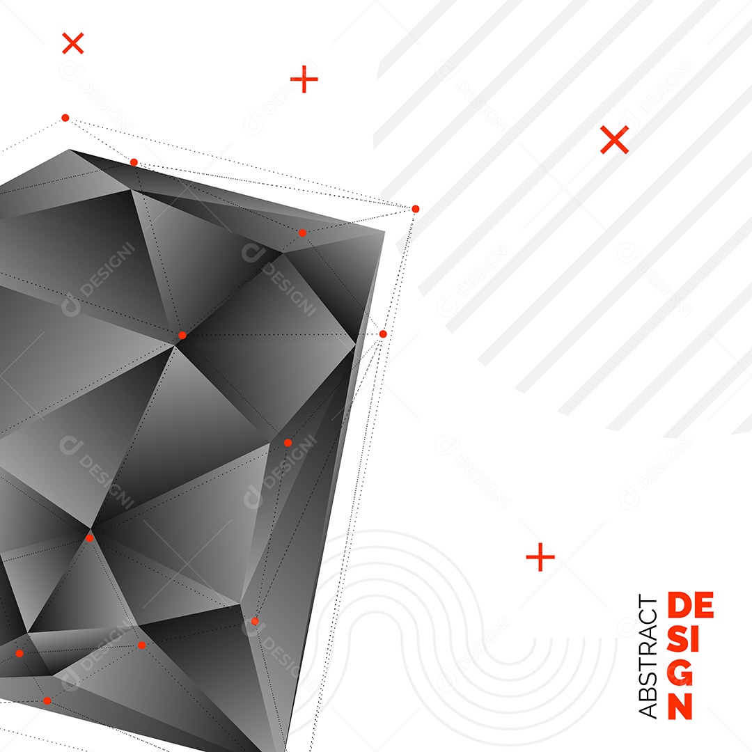 Fundo Isométrico Geométrico Abstrato Ilustração Vetor EPS