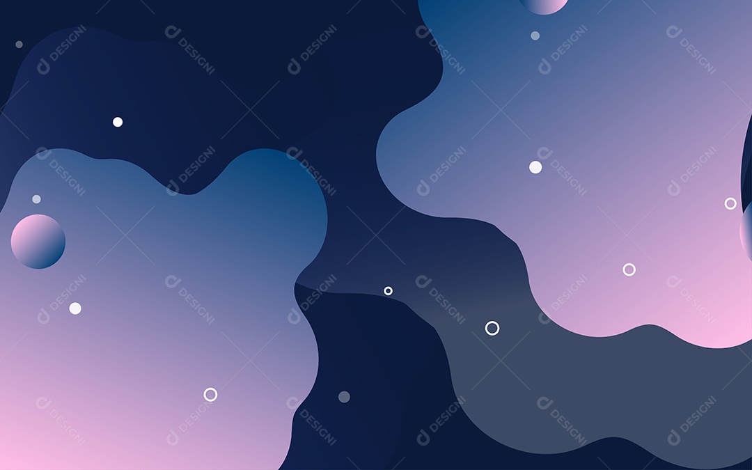 Lindo Fundo Abstrato com Líquido Fluido em Degradê Ilustração Vetor EPS