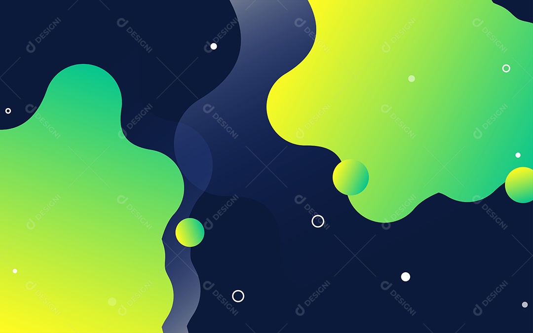 Lindo Fundo Abstrato com Líquido Fluido em Degradê Ilustração Vetor EPS