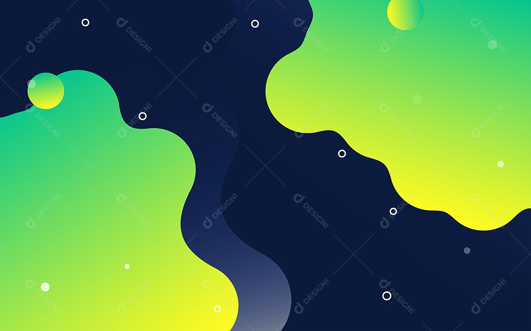 Lindo Fundo Abstrato com Líquido Fluido em Degradê Ilustração Vetor EPS