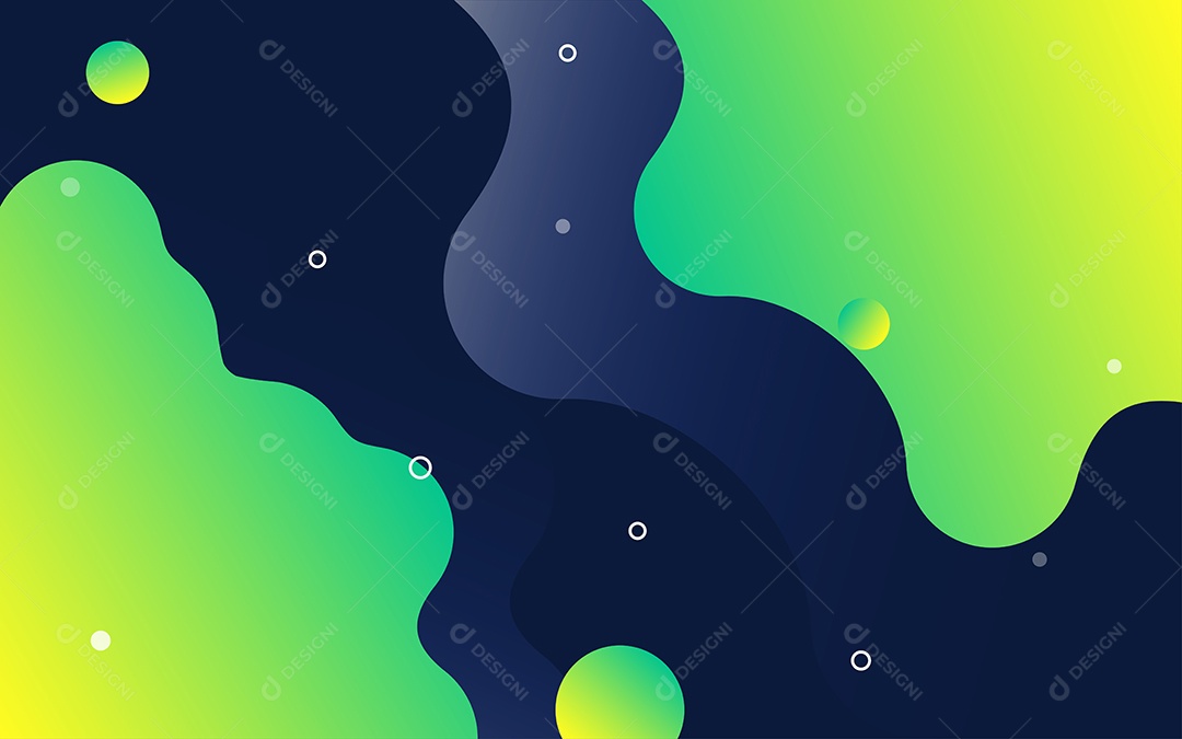 Lindo Fundo Abstrato com Líquido Fluido em Degradê Ilustração Vetor EPS