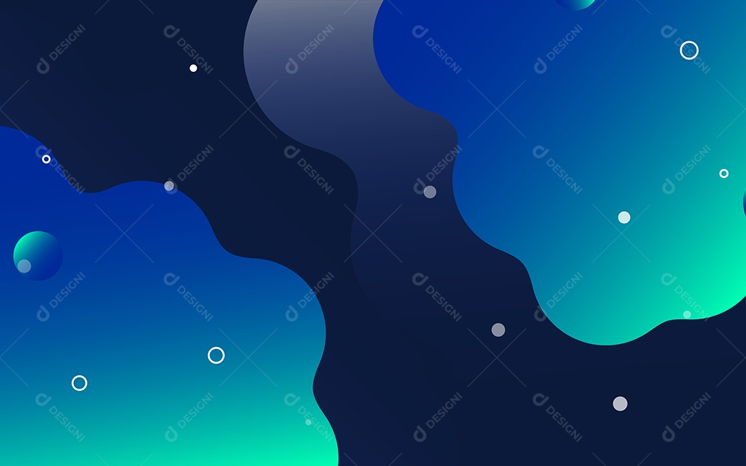 Lindo Fundo Abstrato com Líquido Fluido em Degradê Ilustração Vetor EPS