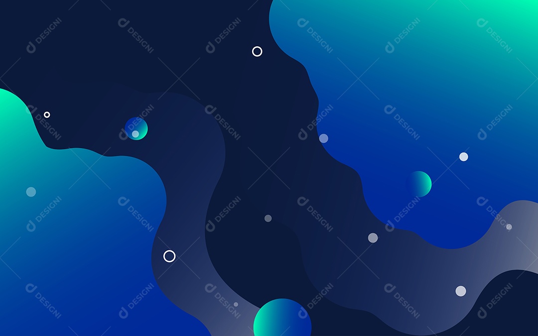 Lindo Fundo Abstrato com Líquido Fluido em Degradê Ilustração Vetor EPS