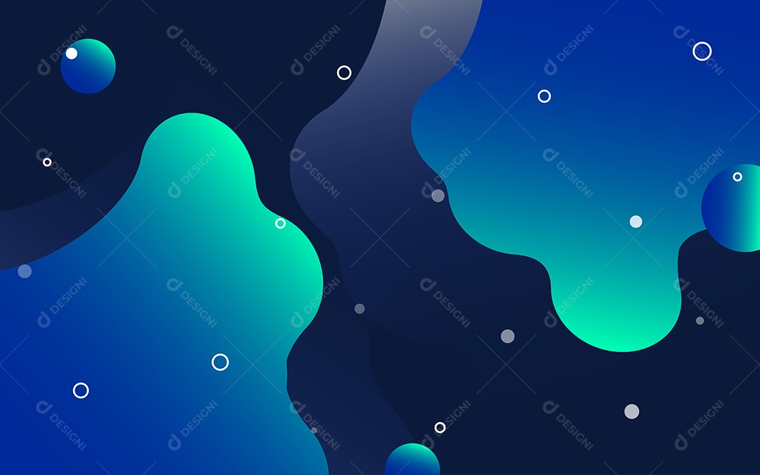 Lindo Fundo Abstrato com Líquido Fluido em Degradê Ilustração Vetor EPS