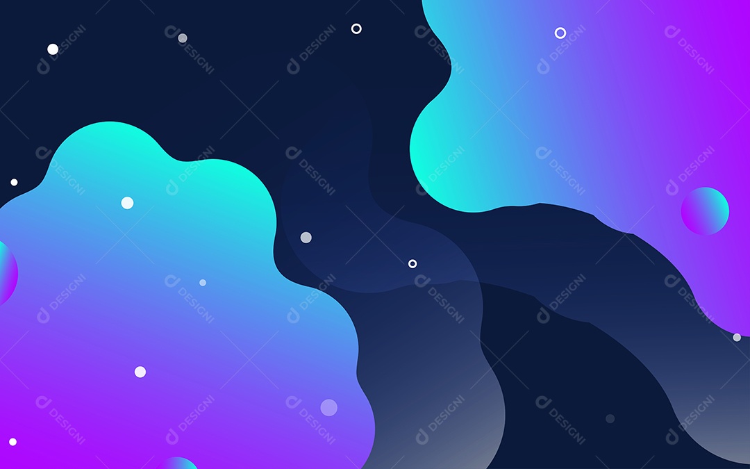 Lindo Fundo Abstrato com Líquido Fluido em Degradê Ilustração Vetor EPS