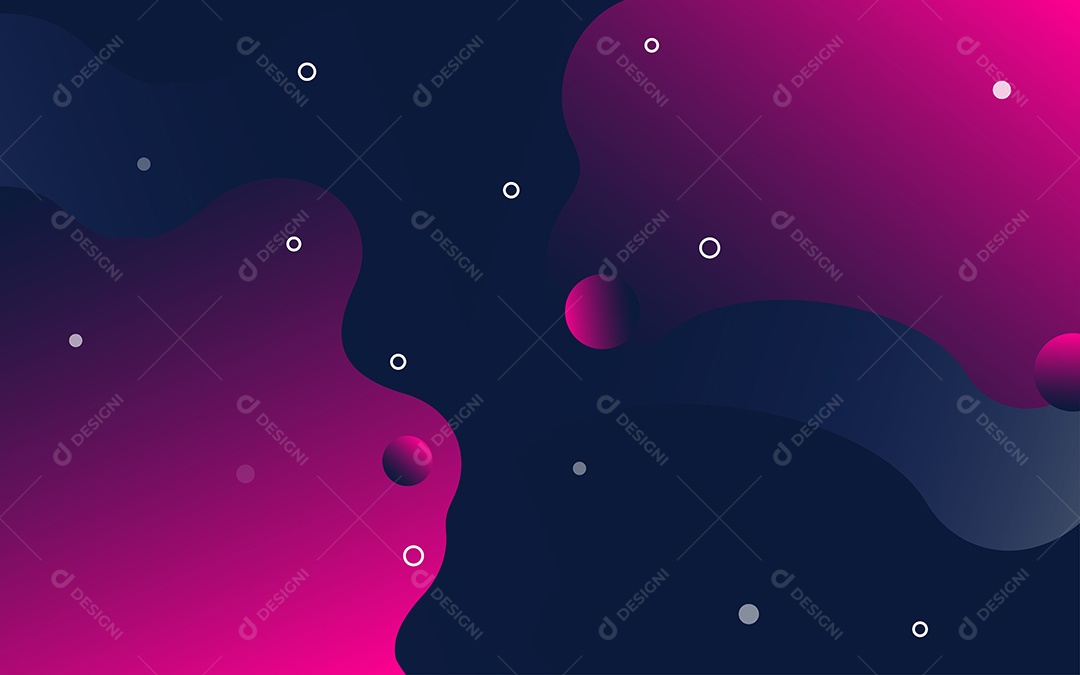 Lindo Fundo Abstrato com Líquido Fluido em Degradê Ilustração Vetor EPS