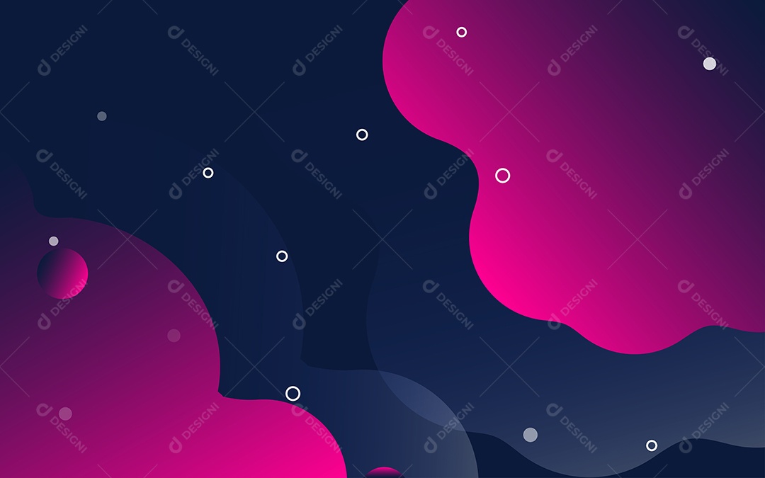 Lindo Fundo Abstrato com Líquido Fluido em Degradê Ilustração Vetor EPS